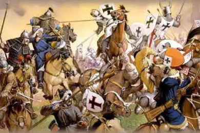 Битва под городом Легница между ордынцами и польско-немецким войском в 1241 году