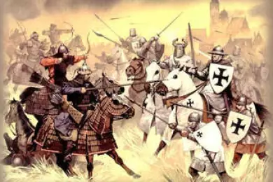 Битва под городом Легница между ордынцами и польско-немецким войском в 1241 году