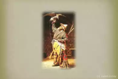 Картина В.Верещагина «Богатый казахский охотник с соколом», 1871 год