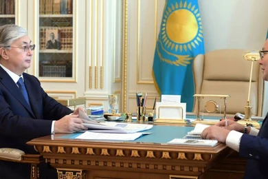 Президент Казахстана принял главу "Казахтелекома" Куанышбека Есекеева 