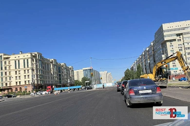 Будут ли штрафовать водителей в Нур-Султане за нарушение разметки, если ее не видно после ремонта 