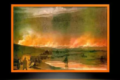 Картина Тараса Шевченко «Огонь в степи». 