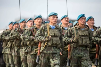 Десантники заступают на блок-посты в Алматы и Нур-Султане 