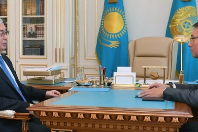 Досаев доложил Президенту Казахстана о ситуации на финансовом рынке  