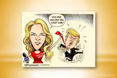 Мегин Келли и Дональд Трамп