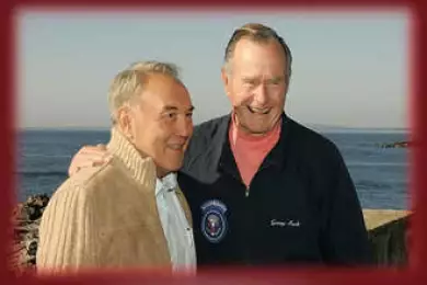 Нурсултан Назарбаев и Джордж Буш-старший