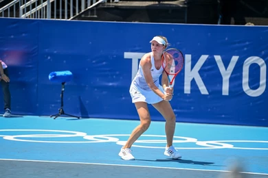 Рыбакина выиграла первый сет у Мугурузы на Олимпиаде в Токио 