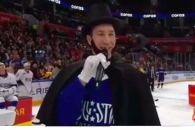 Диц в образе Пушкина выступил на Мастер-шоу 