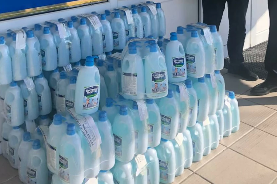 В Нур-Султане предпринимателям вернут изъятые полицией антисептики 