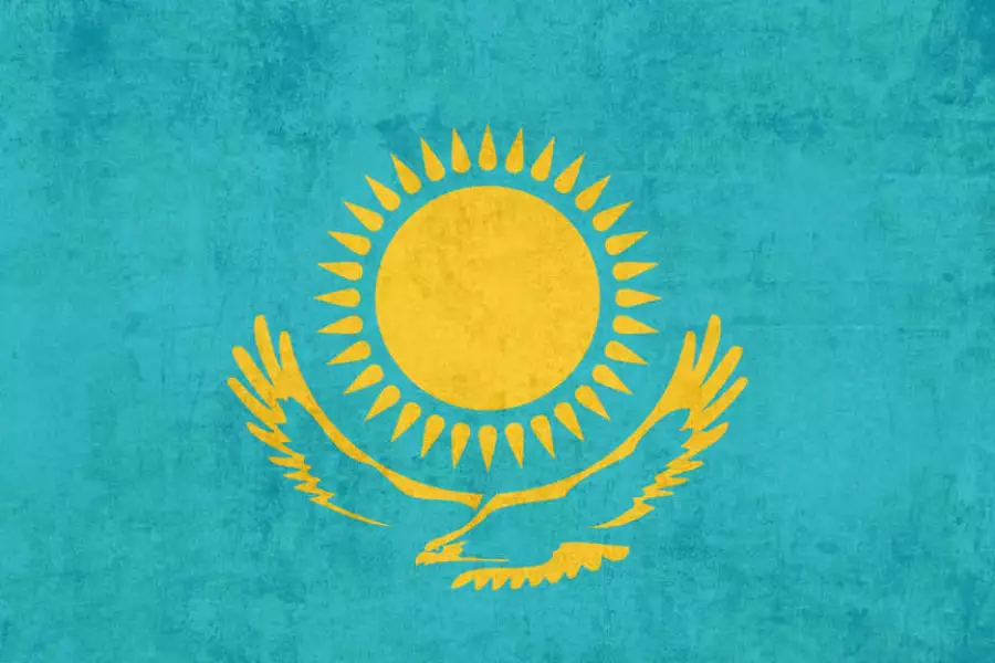 Государственный флаг Республики Казахстан