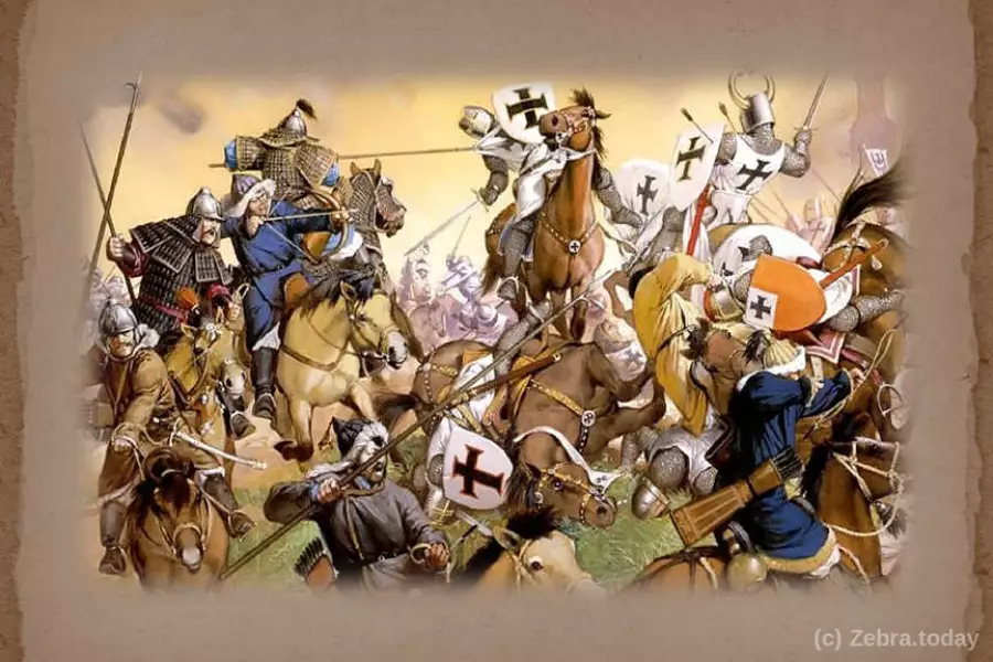 Битва под городом Легница между ордынцами и польско-немецким войском в 1241 году